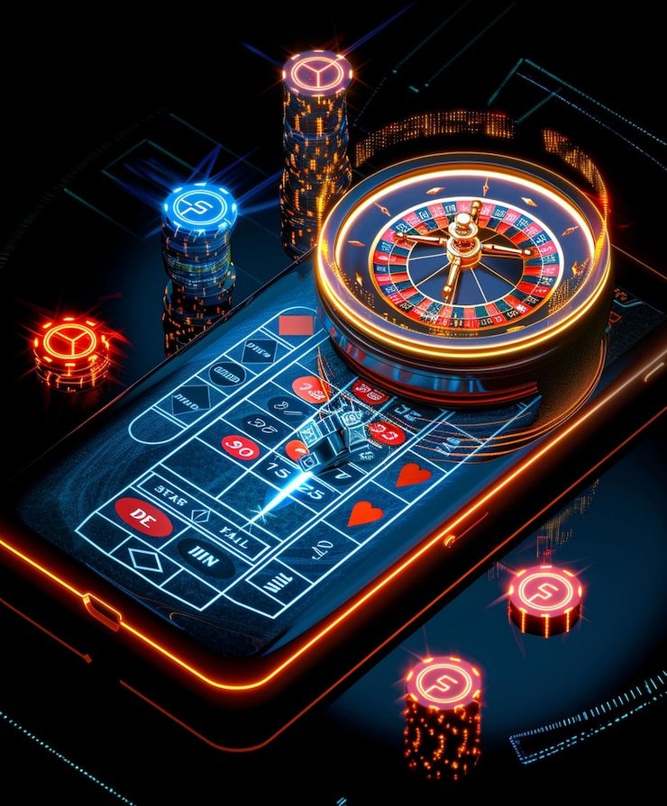 Tampilan papan roulette Lightning Roulette dengan pengganda petir yang ditampilkan di nomor-nomor pilihan